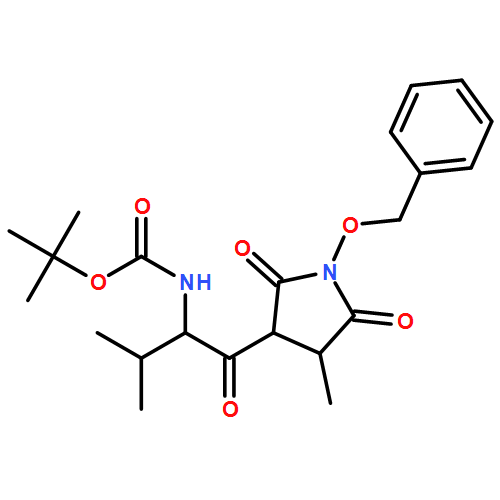 Carbamic acid, [(1S)-2-methyl-1-[[(3R,4S)-4-methyl-2,5-dioxo-1-(phenylmethoxy)-3-pyrrolidinyl]carbonyl]propyl]-, 1,1-dimethylethyl ester (9CI) 