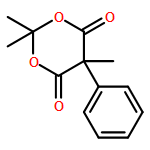 1,3-Dioxane-4,6-dione, 2,2,5-trimethyl-5-phenyl- 