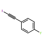 Benzene, 1-fluoro-4-(2-iodoethynyl)- 