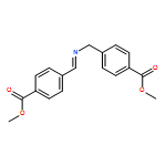 Benzoic acid, 4-[[[[4-(methoxycarbonyl)phenyl]methylene]amino]methyl]-, methyl ester 