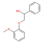 Benzenemethanol, α-[(2-methoxyphenoxy)methyl]- 