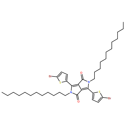 Pyrrolo[3,4-c]pyrrole-1,4-dione, 3,6-bis(5-bromo-2-thienyl)-2,5-didodecyl-2,5-dihydro- 