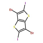 Thieno[3,2-b]thiophene, 3,6-dibromo-2,5-diiodo- 