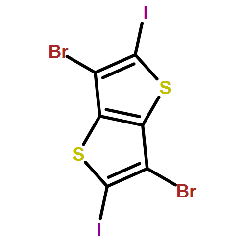 Thieno[3,2-b]thiophene, 3,6-dibromo-2,5-diiodo- 