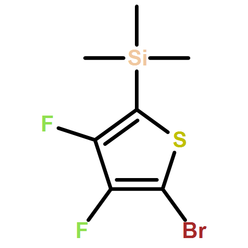 Thiophene, 2-bromo-3,4-difluoro-5-(trimethylsilyl)- 