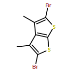 Thieno[2,3-b]thiophene, 2,5-dibromo-3,4-dimethyl- 