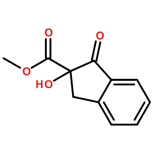 1H-Indene-2-carboxylic acid, 2,3-dihydro-2-hydroxy-1-oxo-, methyl ester, (2R)- 