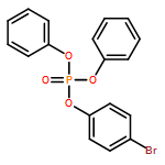 Phosphoric acid, 4-bromophenyl diphenyl ester 