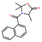 5-Oxazolidinone, 2,2,4-trimethyl-3-(1-naphthalenylcarbonyl)-, (4S)- 