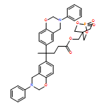 2H-1,3-Benzoxazine-6-butanoic acid, γ-(3,4-dihydro-3-phenyl-2H-1,3-benzoxazin-6-yl)-3,4-dihydro-γ-methyl-3-phenyl-, (1-oxido-2,6,7-trioxa-1-phosphabicyclo[2.2.2]oct-4-yl)methyl ester 