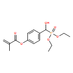 2-Propenoic acid, 2-methyl-, 4-[(diethoxyphosphinyl)hydroxymethyl]phenyl ester 