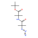 Alanine, N-(2-azido-2-methyl-1-oxopropyl)-2-methyl-, 1,1-dimethylethyl ester 