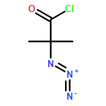 Propanoyl chloride, 2-azido-2-methyl- 