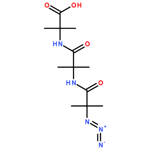 Alanine, N-(2-azido-2-methyl-1-oxopropyl)-2-methylalanyl-2-methyl- 