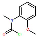 Carbamic chloride, N-(2-methoxyphenyl)-N-methyl- 