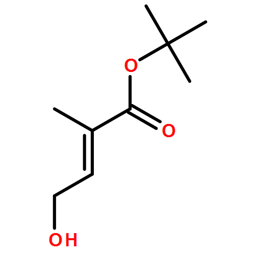 2-Butenoic acid, 4-hydroxy-2-methyl-, 1,1-dimethylethyl ester, (2E)- 