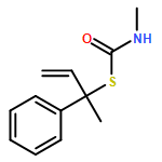 Carbamothioic acid, N-methyl-, S-[(1R)-1-methyl-1-phenyl-2-propen-1-yl] ester 