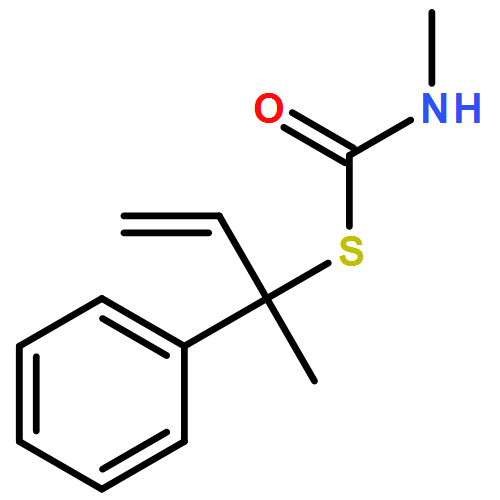 Carbamothioic acid, N-methyl-, S-[(1R)-1-methyl-1-phenyl-2-propen-1-yl] ester 