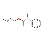 Carbamothioic acid, N-methyl-N-phenyl-, O-(2E)-2-buten-1-yl ester 