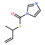 1H-Imidazole-1-carbothioic acid, S-(1-methyl-2-propen-1-yl) ester 