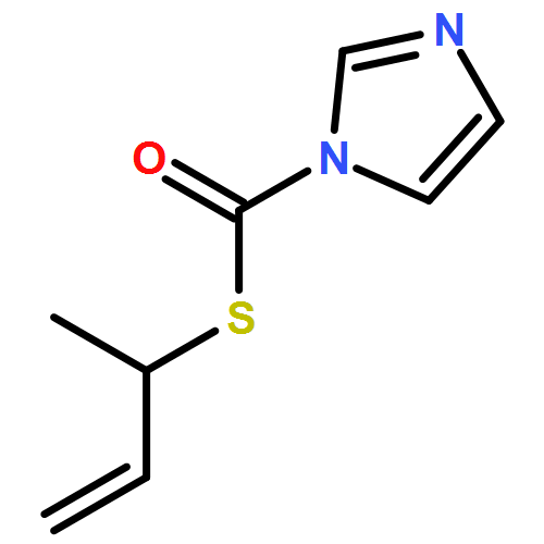 1H-Imidazole-1-carbothioic acid, S-(1-methyl-2-propen-1-yl) ester 