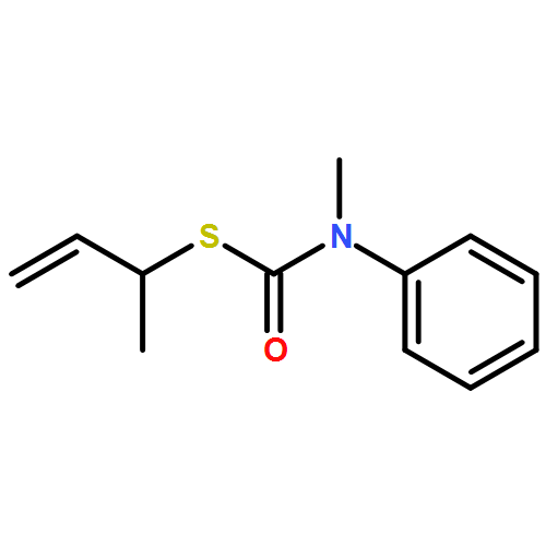 Carbamothioic acid, N-methyl-N-phenyl-, S-(1-methyl-2-propen-1-yl) ester 