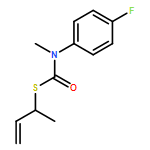 Carbamothioic acid, N-(4-fluorophenyl)-N-methyl-, S-(1-methyl-2-propen-1-yl) ester 