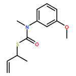 Carbamothioic acid, N-(3-methoxyphenyl)-N-methyl-, S-(1-methyl-2-propen-1-yl) ester 