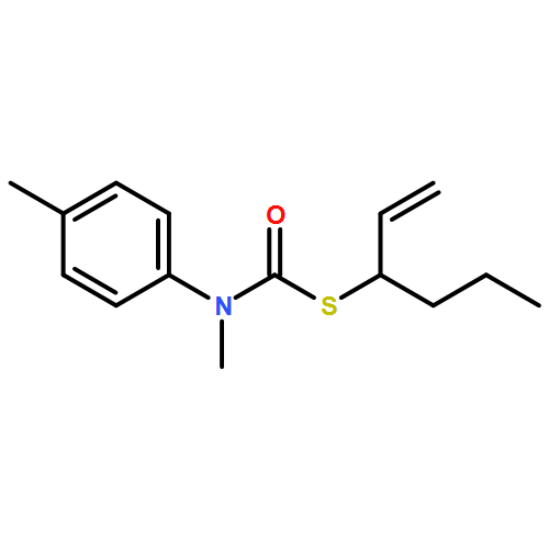 Carbamothioic acid, N-methyl-N-(4-methylphenyl)-, S-(1-ethenylbutyl) ester 