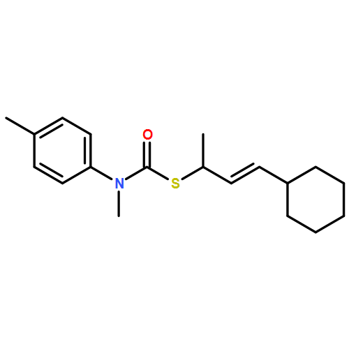 Carbamothioic acid, N-methyl-N-(4-methylphenyl)-, S-[(2E)-3-cyclohexyl-1-methyl-2-propen-1-yl] ester 