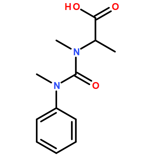 L-Alanine, N-methyl-N-[(methylphenylamino)carbonyl]- 