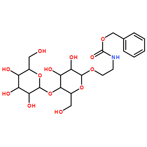 Carbamic acid, N-[2-[(4-O-β-D-galactopyranosyl-β-D-glucopyranosyl)oxy]ethyl]-, phenylmethyl ester 