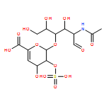 D-Glucose, 2-(acetylamino)-2-deoxy-4-O-(4-deoxy-2-O-sulfo-α-L-threo-hex-4-enopyranuronosyl)- 