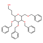 D-glycero-D-gulo-Nonitol, 4,8-anhydro-2,3-dideoxy-5,6,7,9-tetrakis-O-(phenylmethyl)- 