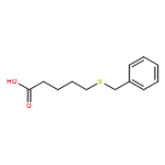 Pentanoic acid, 5-[(phenylmethyl)thio]- 