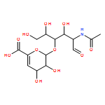 D-Glucose, 2-(acetylamino)-2-deoxy-4-O-(4-deoxy-α-L-threo-hex-4-enopyranuronosyl)- 