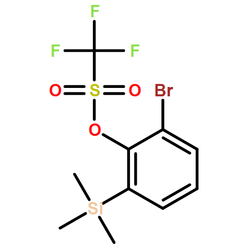 Methanesulfonic acid, 1,1,1-trifluoro-, 2-bromo-6-(trimethylsilyl)phenyl ester 