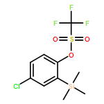 Methanesulfonic acid, 1,1,1-trifluoro-, 4-chloro-2-(trimethylsilyl)phenyl ester 