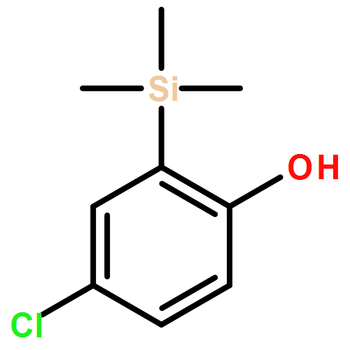 Phenol, 4-chloro-2-(trimethylsilyl)- 