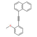 Naphthalene, 1-[2-(2-methoxyphenyl)ethynyl]- 