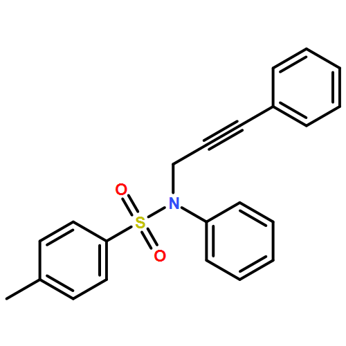 Benzenesulfonamide, 4-methyl-N-phenyl-N-(3-phenyl-2-propyn-1-yl)- 