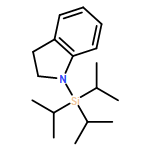 1H-Indole, 2,3-dihydro-1-[tris(1-methylethyl)silyl]- 