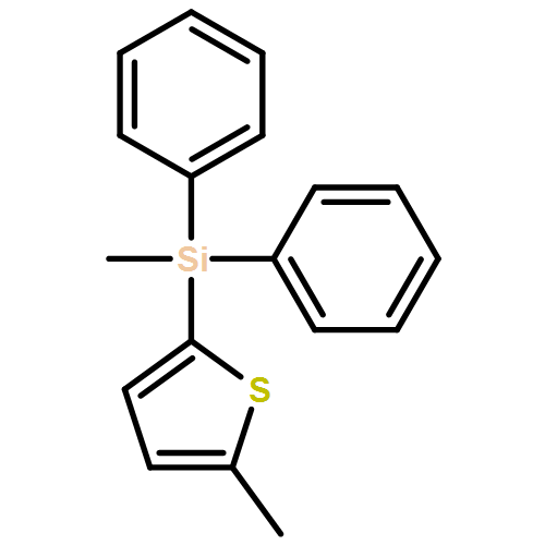 Thiophene, 2-methyl-5-(methyldiphenylsilyl)- 