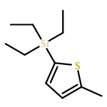 Thiophene, 2-methyl-5-(triethylsilyl)- 