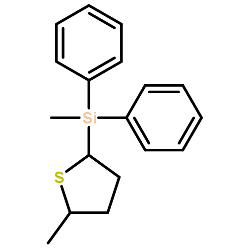 Thiophene, tetrahydro-2-methyl-5-(methyldiphenylsilyl)- 