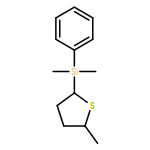 Thiophene, 2-(dimethylphenylsilyl)tetrahydro-5-methyl- 