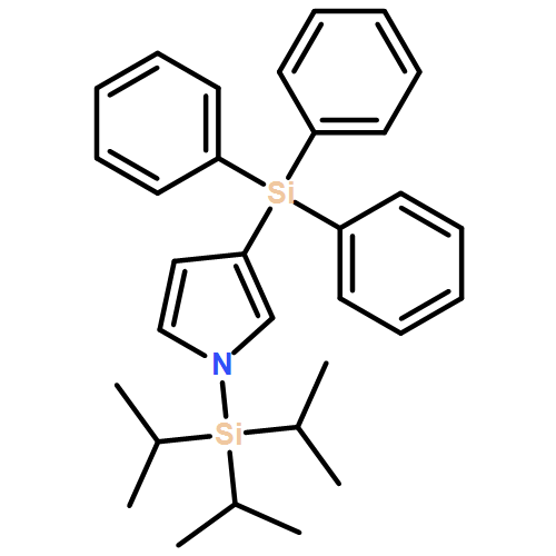 1H-Pyrrole, 3-(triphenylsilyl)-1-[tris(1-methylethyl)silyl]- 