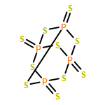 2,4,6,8,9,10-Hexathia-1,3,5,7-tetraphosphatricyclo[3.3.1.13,7]decane, 1,3,5,7-tetrasulfide 