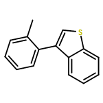 Benzo[b]thiophene, 3-(2-methylphenyl)- 