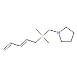 Pyrrolidine, 1-[[dimethyl(2E)-2,4-pentadien-1-ylsilyl]methyl]- 